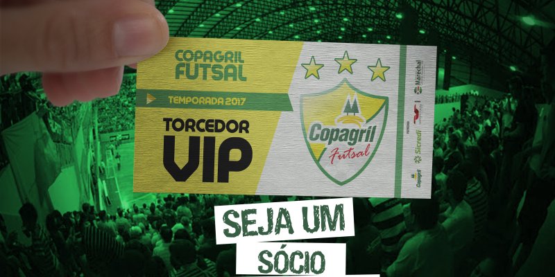 Carteirinhas de torcedor VIP Copagril Futsal j&aacute; podem ser adquiridas