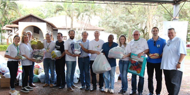Cooperativas rondonenses comemoram sucesso da campanha de donativos realizada em alus&atilde;o ao Dia C
