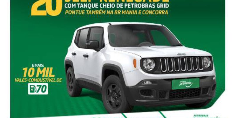 Clientes dos Postos Copagril poder&atilde;o concorrer a 20 ve&iacute;culos Jeep Renegade