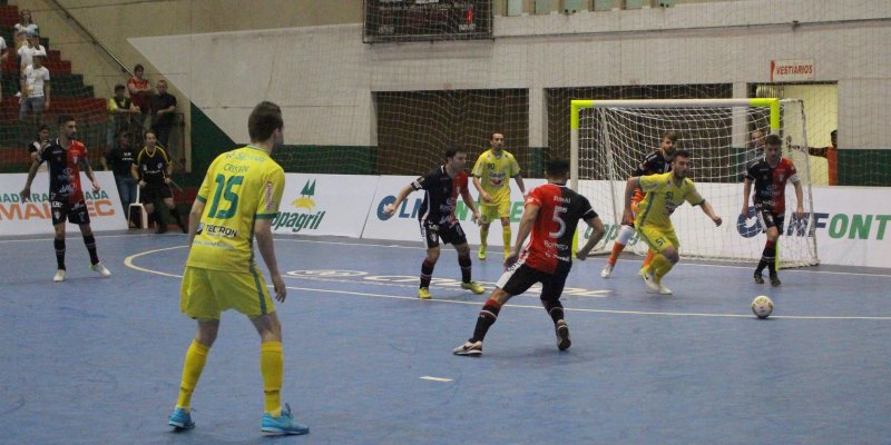 Copagril Futsal empata com Joinville e ocupa o sexto lugar na tabela da Liga Nacional