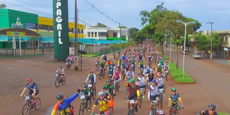 Circuito Regional de Cicloturismo re&uacute;ne 1.500 ciclistas em Marechal C&acirc;ndido Rondon