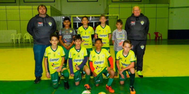 Sub-11 e Sub-13 da Copagril Futsal ficam entre os quatro primeiros da Copa Kids
