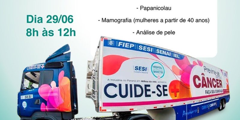 Caminh&atilde;o Sesi oferecer&aacute; atendimentos gratuitos no Dia C 