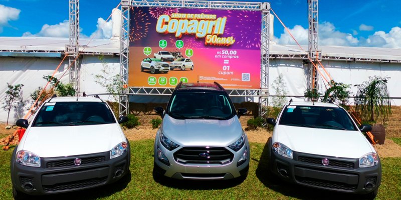Um Ecosport e mais 60 pr&ecirc;mios ser&atilde;o sorteados pela Copagril no dia 31 de dezembro