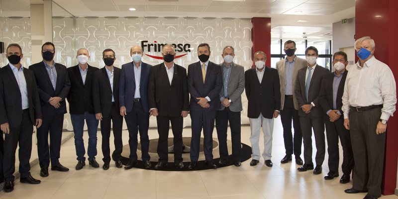 Diretor-presidente da Copagril e cooperativas filiadas Frimesa recebem visita do presidente do BB