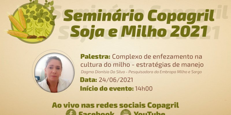 Semin&aacute;rio Soja e Milho da Copagril ser&aacute; dia 24 em formato online