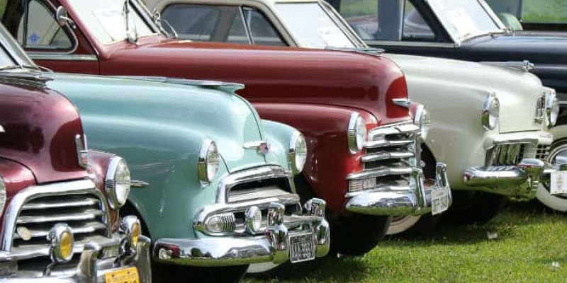 Exposi&ccedil;&atilde;o de carros antigos no Dia de Campo Copagril 2023