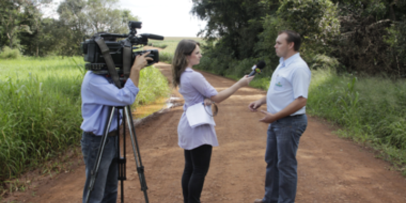Sistemas de irriga&ccedil;&atilde;o de associados da Copagril s&atilde;o tema de reportagem no programa Tarob&aacute; Rural     
