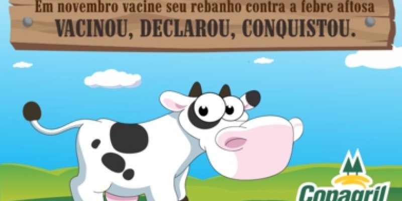 &Eacute; momento de vacinar o rebanho contra a febre aftosa