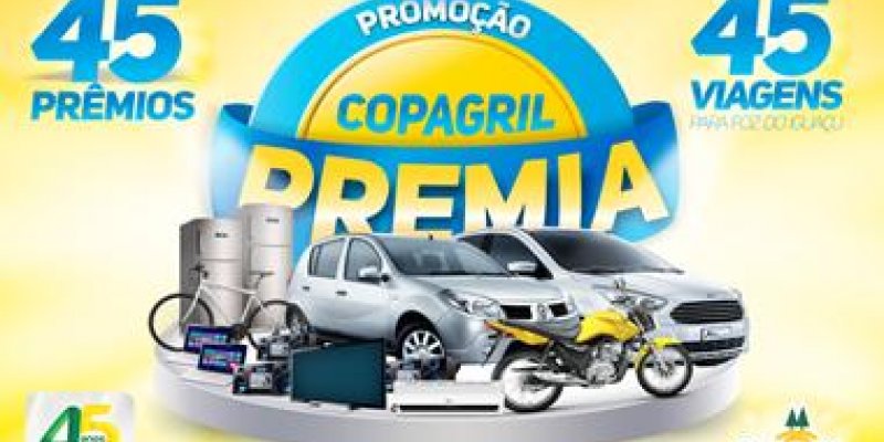 Primeiro sorteio da promo&ccedil;&atilde;o Copagril Premia ser&aacute; no s&aacute;bado