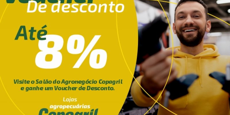Loja Agropecu&aacute;ria Copagril distribuir&aacute; 4 mil vouchers de desconto na Expo Rondon